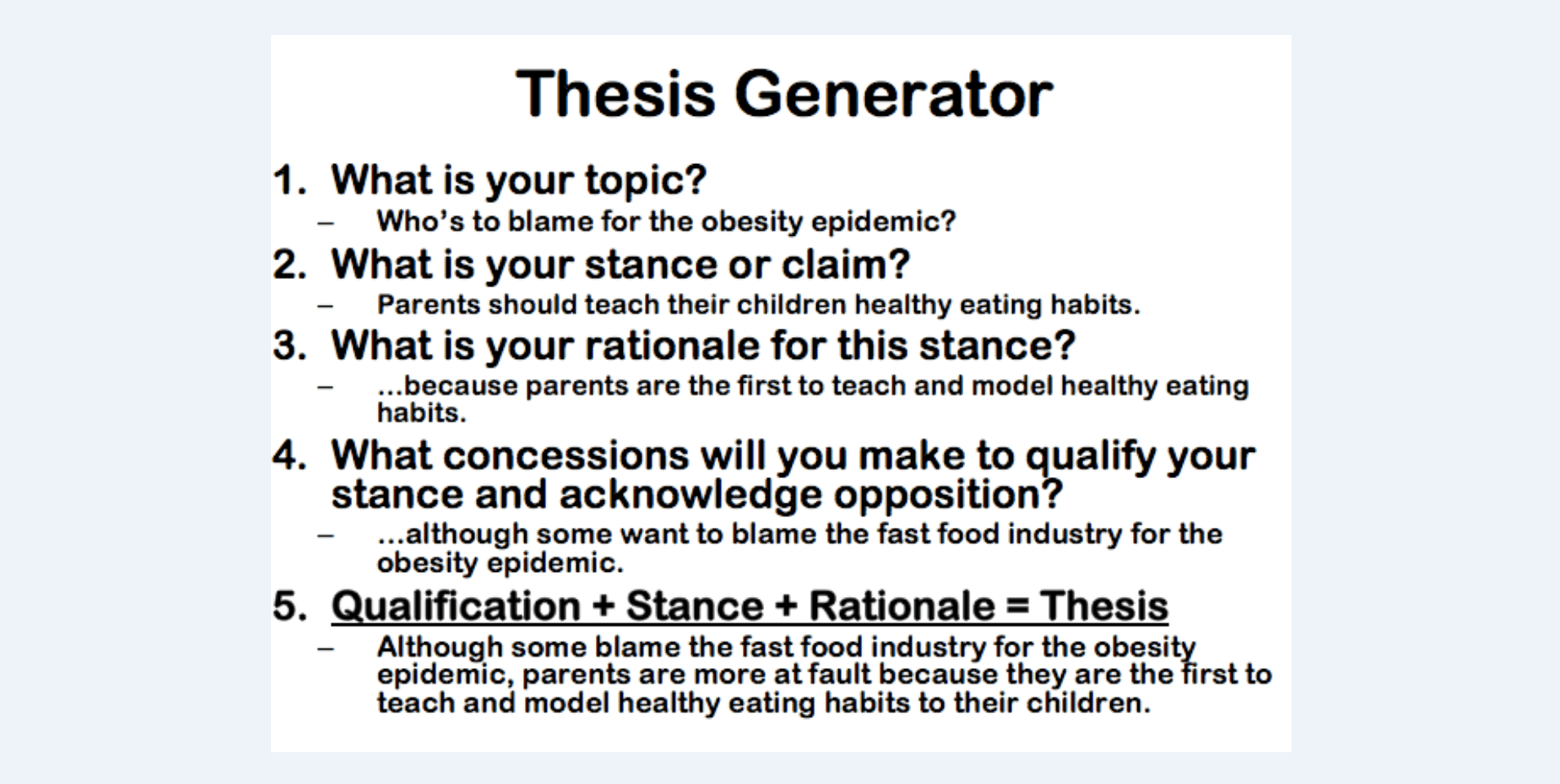 Critical thinking essay rubric