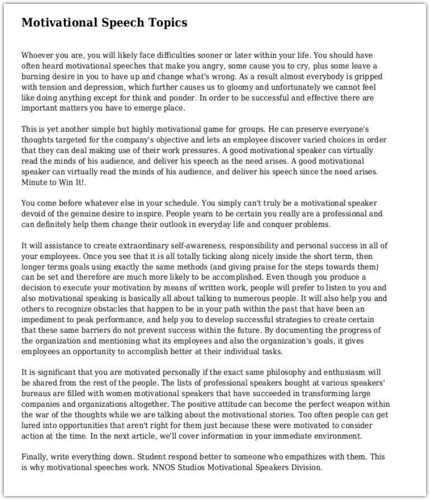 Inspirational essay samples image