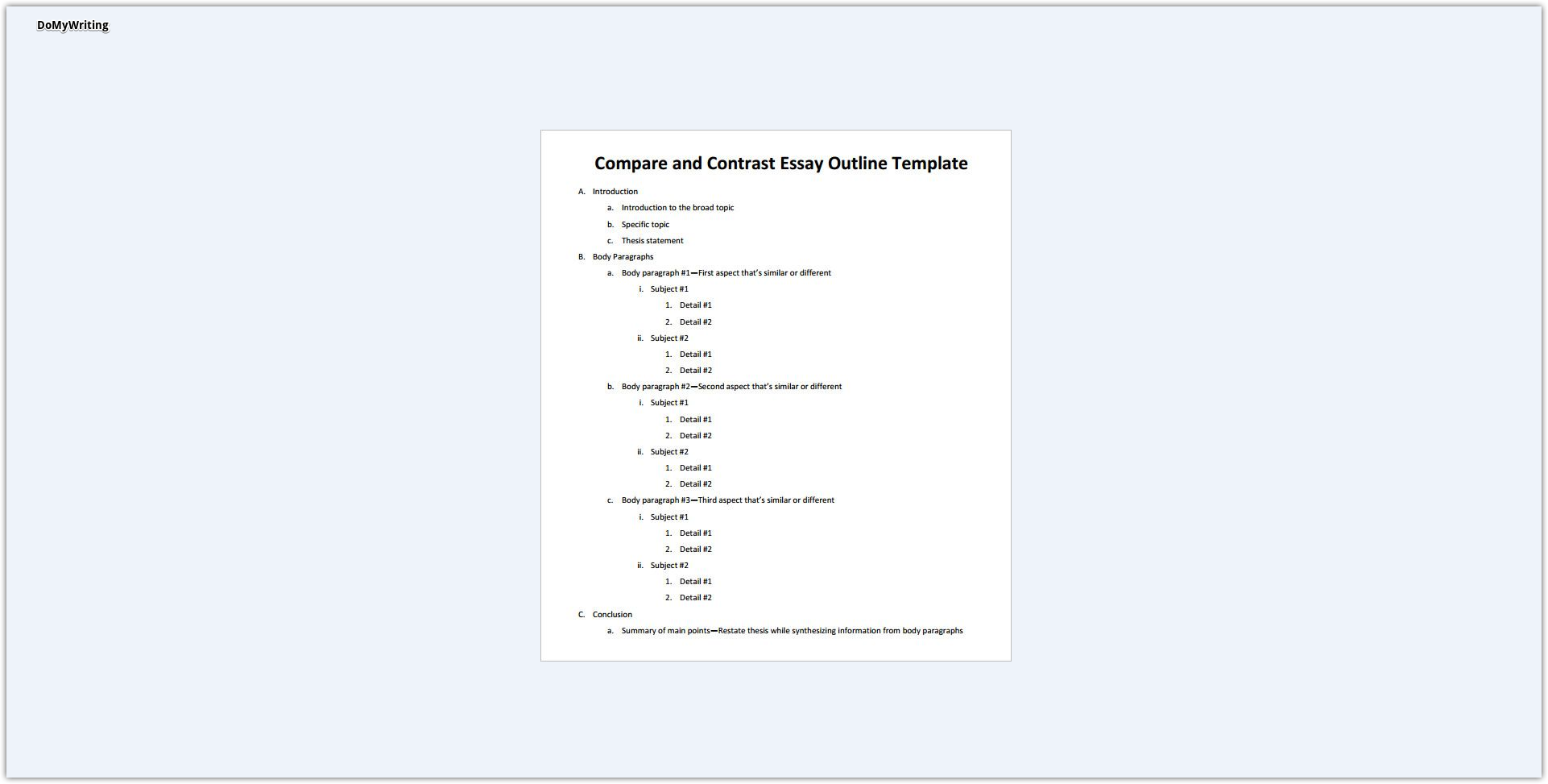 Writing A Comparative Essay - What Exactly Is a Compare and